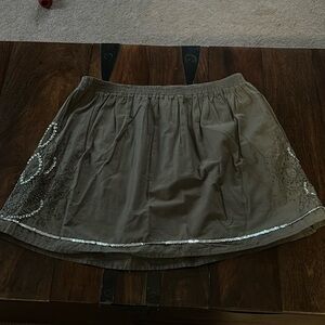 Gap olive green skirt